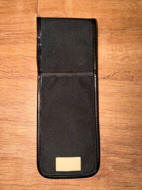 BEIS Black Electronics Sleeve with Tan Logo Patch